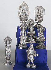 純銀製仏像